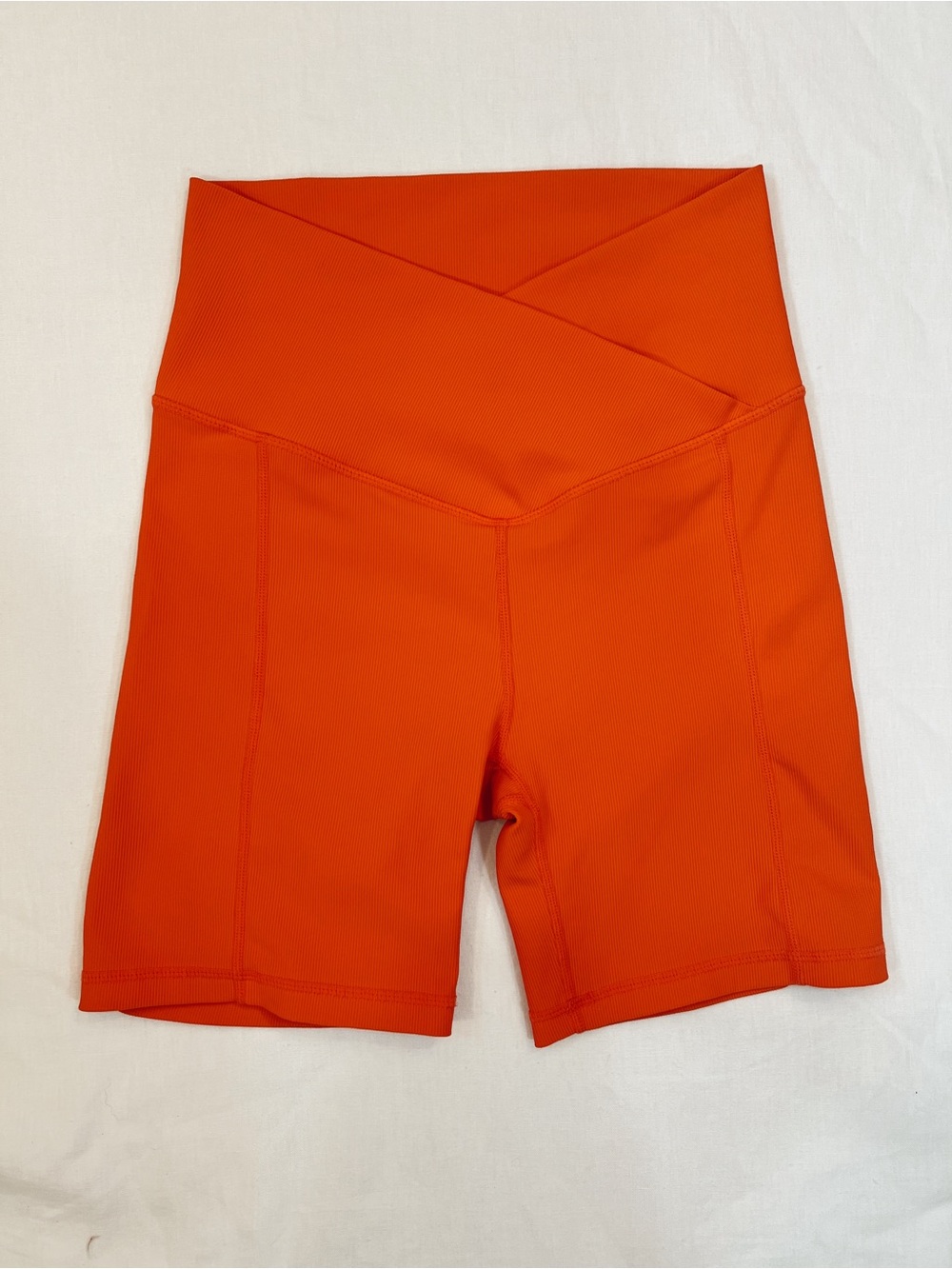 Wilo The Label Criss-Cross Biker Shorts
